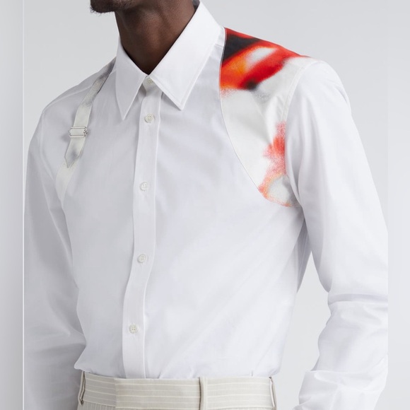 NWTS Alexander McQueen Abstract Harness Shirt - Picture 15 of 16